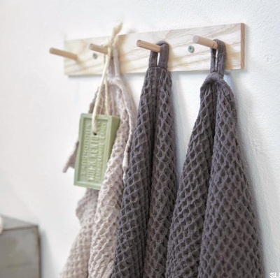 Wall hanger Siri Unpainted Wooden Ash