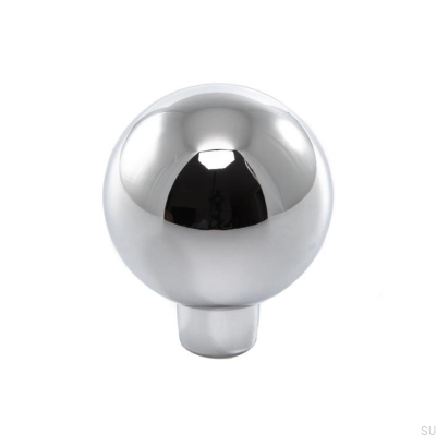 Furniture knob 8322 28 Polished chrome
