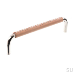 Uchwyt meblowy podłużny 7353 96 Nikiel Polerowany ze Skórą.png
