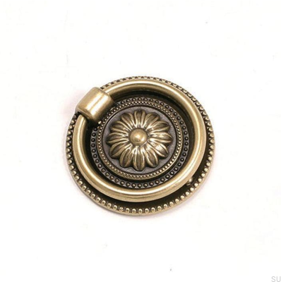 Round furniture handle 5249 38 Antique bronze