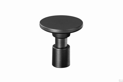 Jubilee furniture knob Brass Black Matt