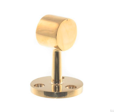Polished brass end bracket