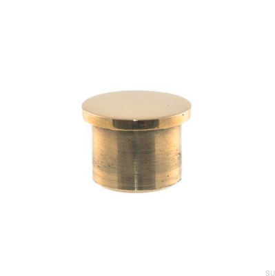 End of the central support Polished Brass