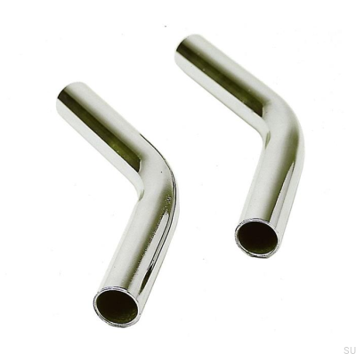 Corner for kitchen pipe 135 Polished chrome