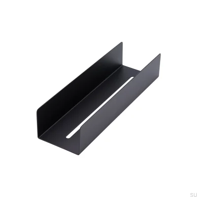 Base shower shelf Black Matt stainless steel