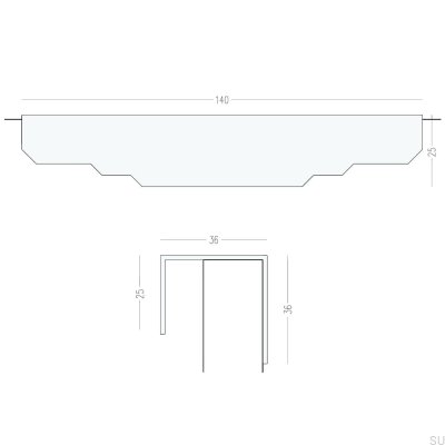 Karla Black Brass Black Edge Furniture Handle