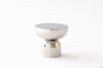 Kokeshi 3032 polished steel furniture knob