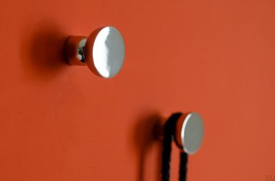 Kokeshi 3032 polished steel furniture knob