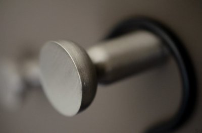 Kokeshi 3052 Brushed Steel Wall Hanger