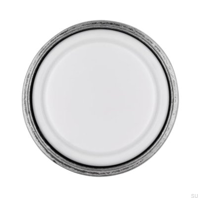 Furniture Knob 1971 Antique Silver