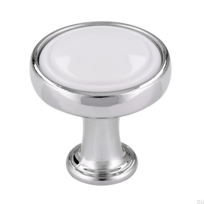 Furniture knob 1971 Polished chrome