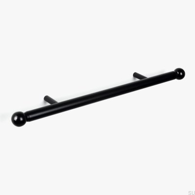 Circular furniture handle Kirke Rail 160 Metal Black