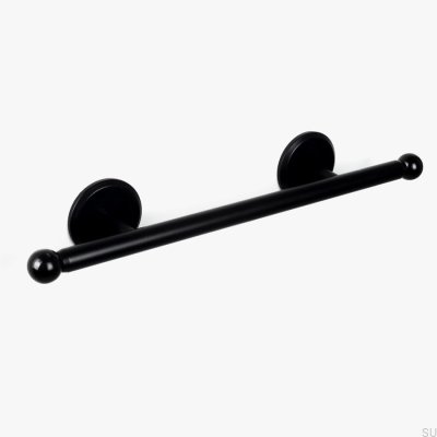 Circular furniture handle Kirke Rail 160 Metal Black