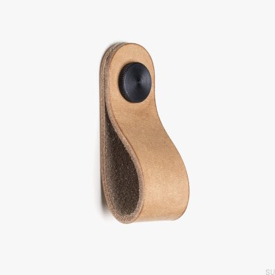 Furniture Knob Pin Leather with black