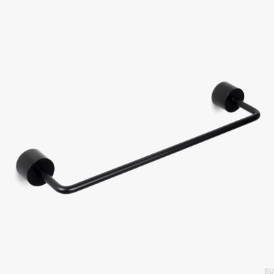 Elongated furniture handle Meluzyna 168 Metal Black