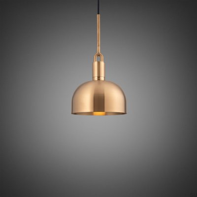 Forked M Pendant Lamp with Brass Cover