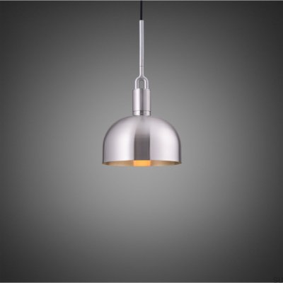 Forked M Pendant Lamp with Silver Steel Cover