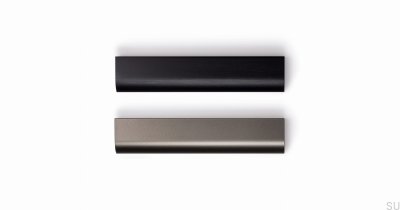 Edge furniture handle She 128 Metallic Silver