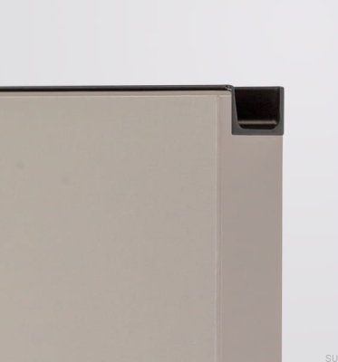 Edge furniture handle Jey2 397 Aluminum Black