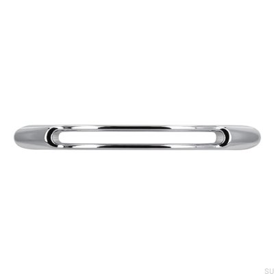 Elongated furniture handle 1026 Chrome Polished
