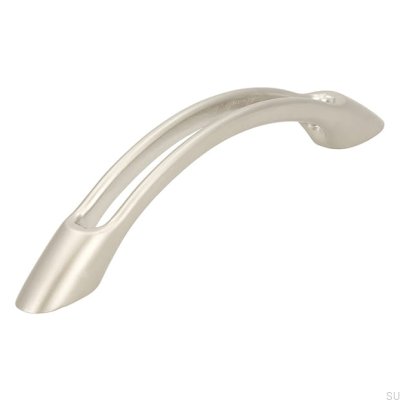 Elongated furniture handle 1026 Brushed Nickel