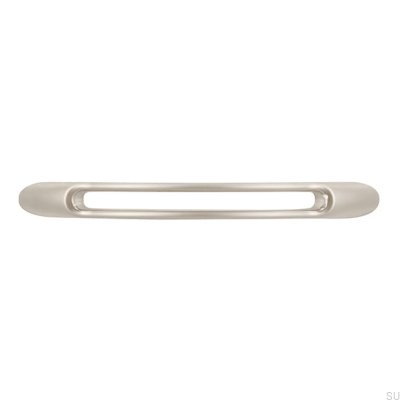 Elongated furniture handle 1026 Brushed Nickel