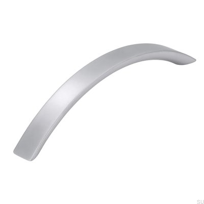 Elongated furniture handle 1029 Chrome Brushed
