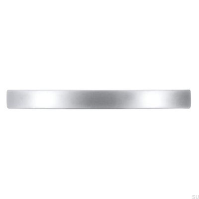 Elongated furniture handle 1029 Chrome Brushed