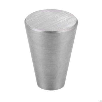 Furniture knob 1403 15 Brushed steel