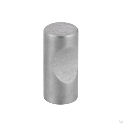 Furniture knob 1404 10 Brushed steel