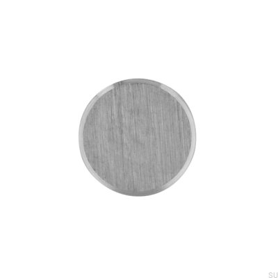 Furniture knob 1404 10 Brushed steel