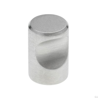 Furniture knob 1404 15 Brushed steel