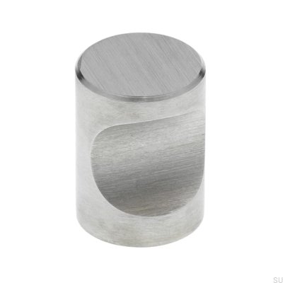 Furniture knob 1404 18 Brushed steel