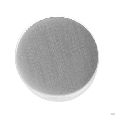 Furniture knob 1404 21 Brushed steel