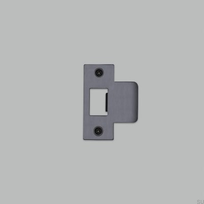 T-Strike Door Strike Plate 54mm Gun Metal Steel