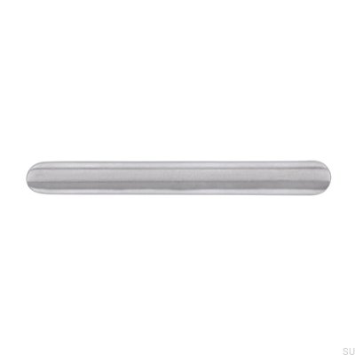 Elongated furniture handle 1406 96 Brushed steel