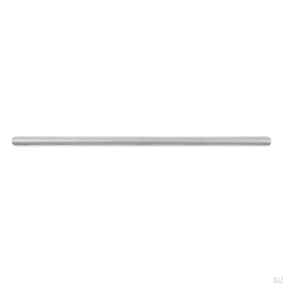 Elongated furniture handle 1406 320 Brushed steel