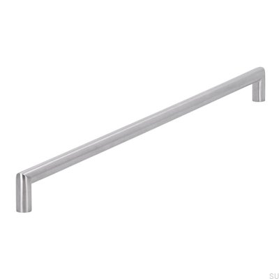 Elongated furniture handle 1406 480 Brushed steel