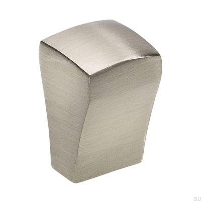 Furniture knob 1499 Aluminum Silver Brushed