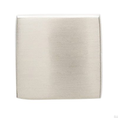Furniture knob 1499 Aluminum Silver Brushed