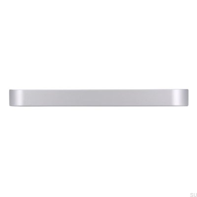 Elongated furniture handle 1517 192 Aluminum Brushed