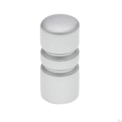 Furniture knob 1576 Aluminum Brushed