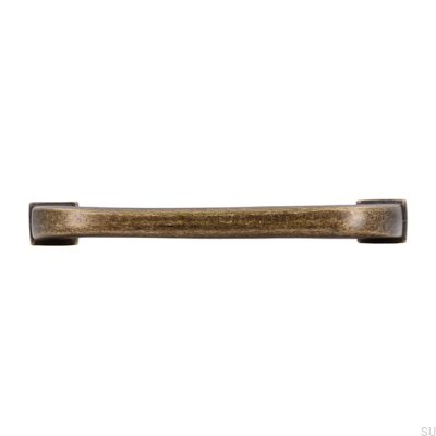 Elongated furniture handle 1577 96 Antique Bronze