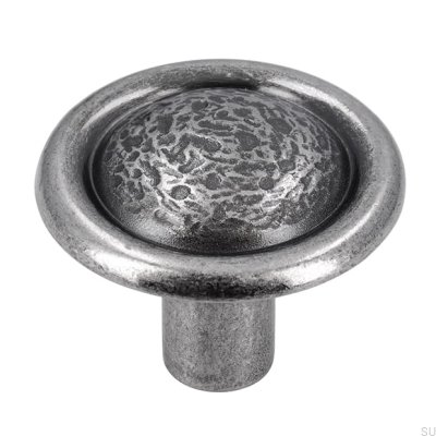 Furniture Knob 1579 Antique Silver