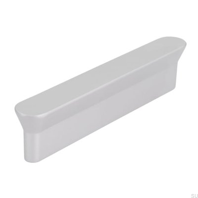 Elongated furniture handle 1580 96 Aluminum Brushed