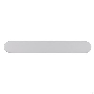 Elongated furniture handle 1580 96 Aluminum Brushed