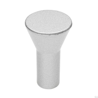 Furniture knob 1581 Aluminum Brushed