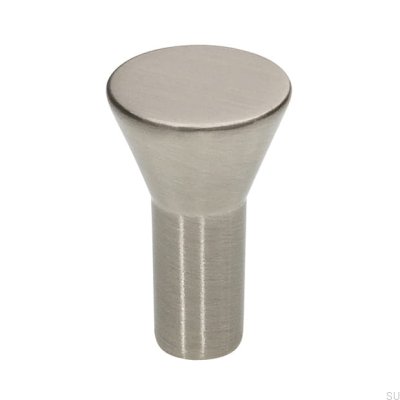 Furniture knob 1581 Silver Brushed