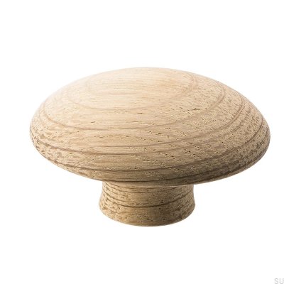 Furniture knob Mushroom-50 Wooden, oak