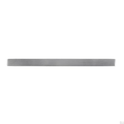 Elongated furniture handle 1585 192 Brushed steel